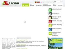 Tablet Screenshot of antonioespana.com